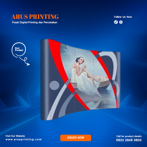 Cetak Backwall Banner Panel Portable